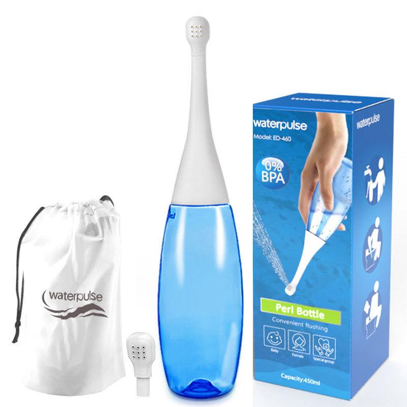 Waterpulse Tragbares Bidet Shattaf Für Toilettensitz Nachsorge Und Reise Weibliches Hygiene-Reinigungsgerät Mit Doppelstangen KTY