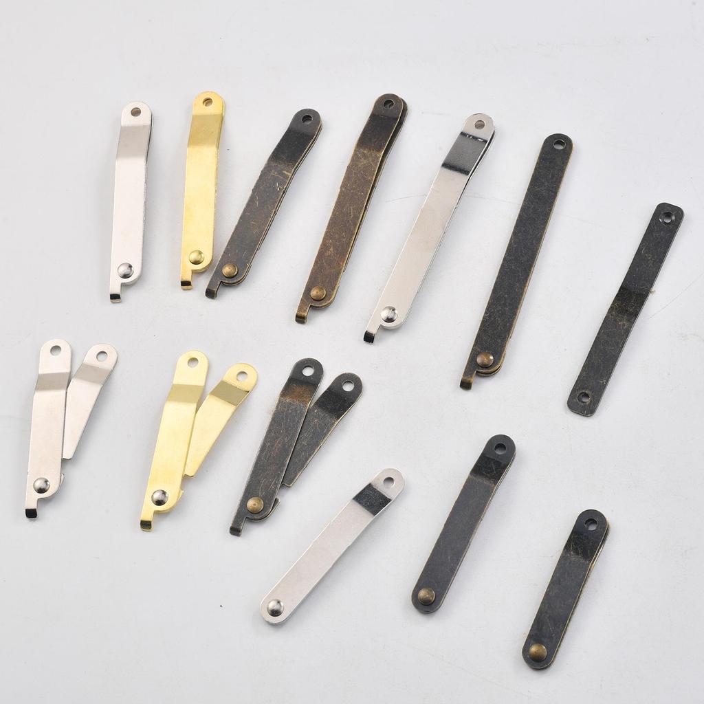 Silver Antique-Style Chinese Wooden Box Hinges