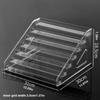 Transparent Acrylic Desktop Display Stand Multi-layer Clear Acrylic Graded Rack Ladder Type Transparent Storage Rack