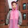 New Non-disposable Children's Full-body Raincoat Primary School Students One-piece Thickened Raincoat EVA Children's Raincoat