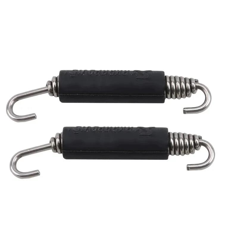 

2PCS Stainless Steel Universal Motorcycle Muffler Exhaust Springs Hooks Front Middle Link Pipe Exhaust Connect Spring Yoshimura Multi-piece
