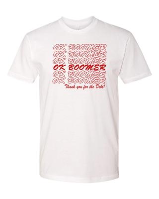 OK Boomer Funny Joke Graphic Art T-T-Shirt Unisex Premium Short Sleeve Tee