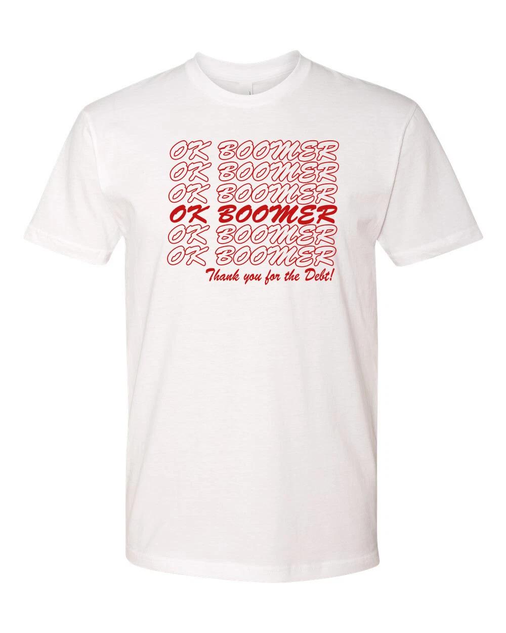 OK Boomer Funny Joke Graphic Art T-T-Shirt Unisex Premium Short Sleeve Tee S