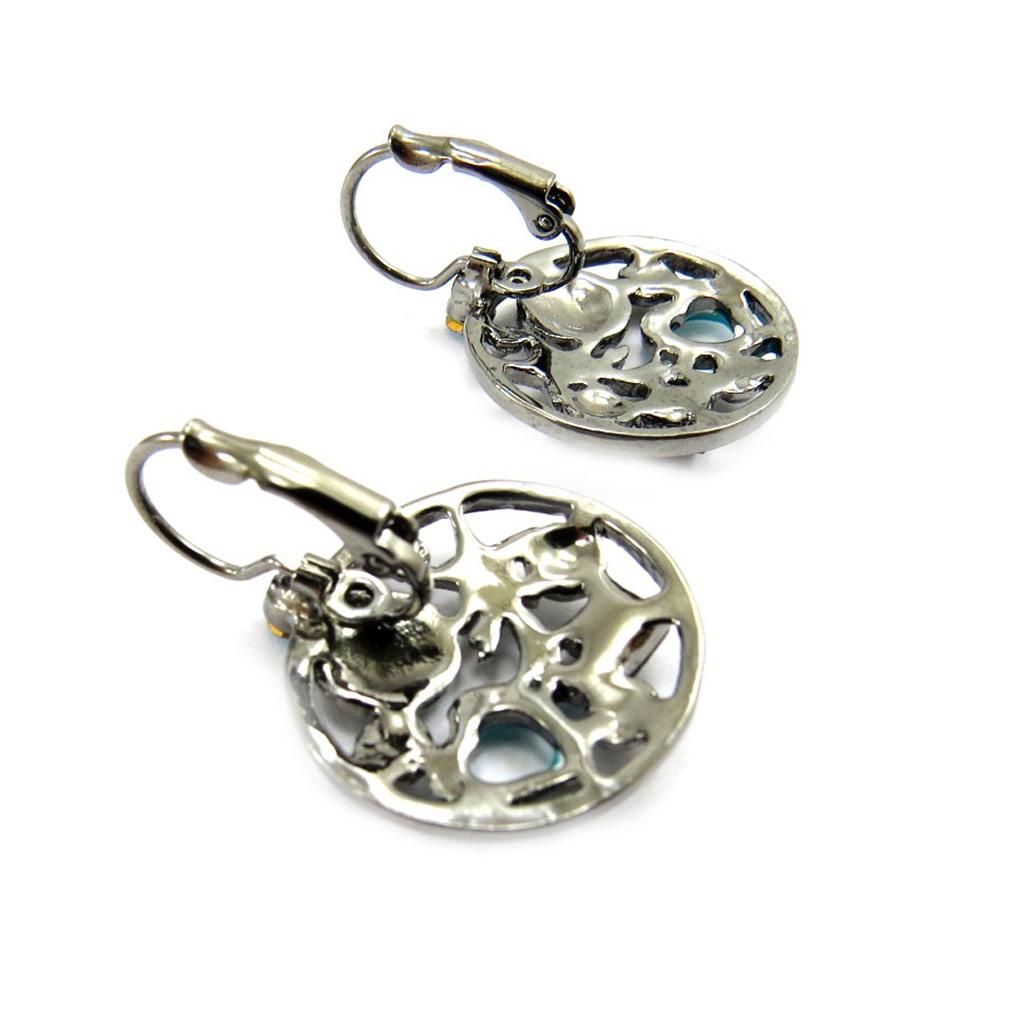 NOA [G6069] - Boucles Créateur 'Emilie' turquoise