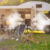 Adjustable Height Misting System Mist Fan Water Misters Cooling Standing Misters  BBQ