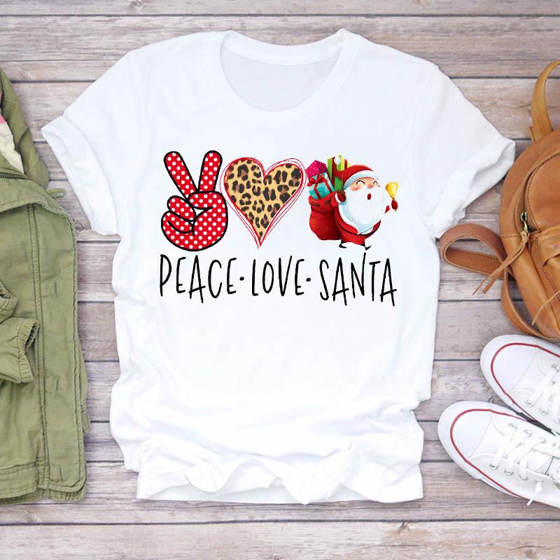 

Kawaii Merry Christmas Snowman Graphic Women T-Shirt 90S Summer Blouses Loose White Short Sleeve O-Neck Female Y2K Tops Clothing XXXL білий