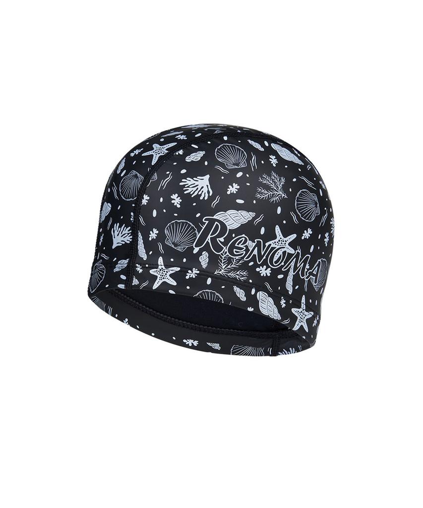 Lenomasuyeongbog Accessories Adult Beach Symbol Pu Swim Cap Black Ro-Rc2E012-Bk