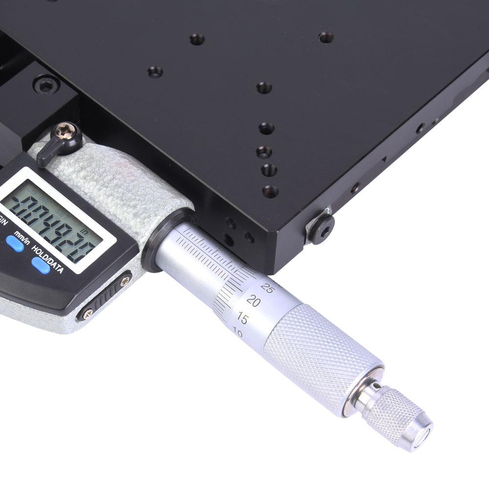 SEMX120AS Platform Mikrometryczna Wyświetlacz Cyfrowy 120x120mm 0.001mm Liniowy Stopień Translacyjny