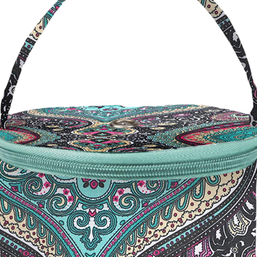 Thread Yarn Storage Pack Large-capacity Crochet Yarn Organizer Bag Waterproof Oxford Cloth Lightweight for Sewing Crochet Hooks