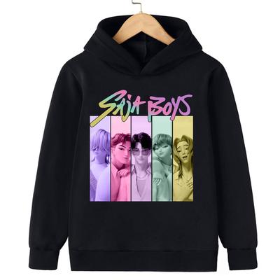 Dziecięce bluzy z kapturem z nadrukiem Demon Hunter, w tym bluzy chłopięce i dziewczęce na wiosnę i jesień, modne bluzy