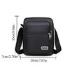 Business Leisure Mens Crossbody Bag Large Capacity Portable Handbag Multi Layer Waterproof Shoulder Bag For Commute