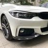 Front Bumper Protector Lip Spoiler Splitters For BMW F32 F33 F36 4 Series 2014- M-Sport M-Tech (M Sport Models Only)