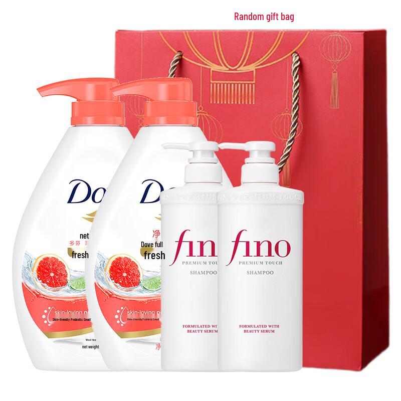 Fen Nong Hydrating Shampoo & Dove Refreshing Shower Gel Value Pack