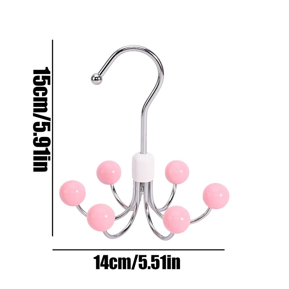 

Tank Top Hanger Rotatable Underwear Hanger Space Saving Sports Bras Holder Closet Organizer and Storage for Ties Strappy Dress рожевий