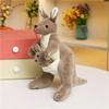Adorable Kangaroo Plush Set: Mother and Baby Toy Figurines - Perfect Parent-Child Birthday Gift