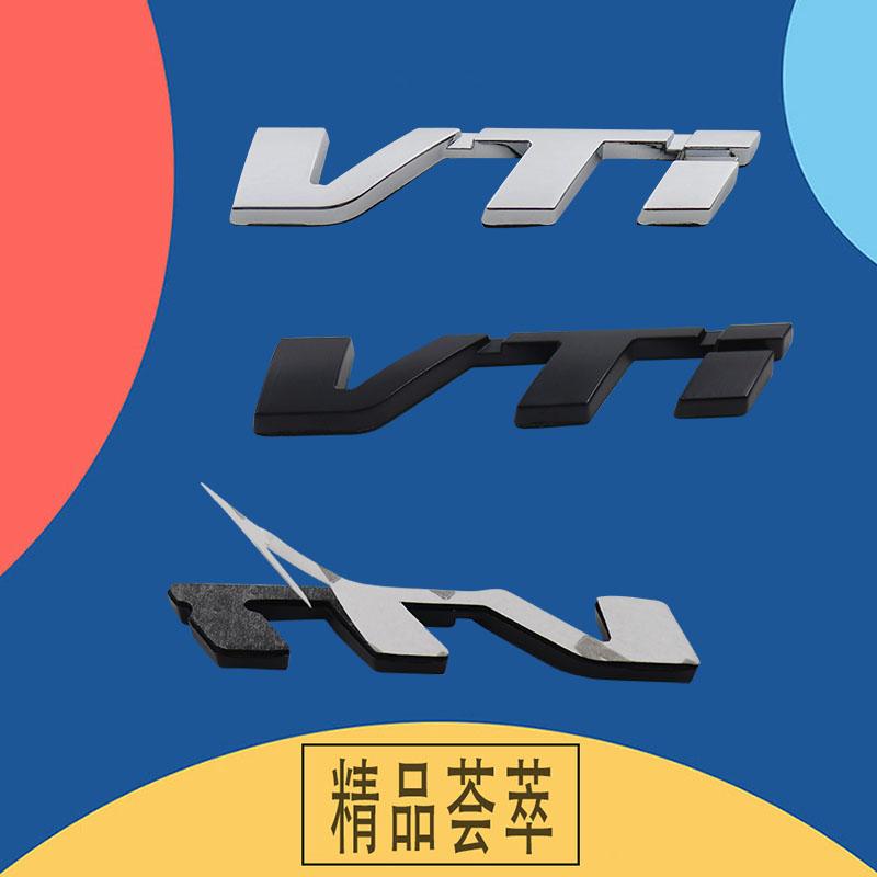 3D Premium VTI VT-I for car Hood Fender trunk Tail Rear Bonnet Nameplate Decal Emblem Badge Sticker