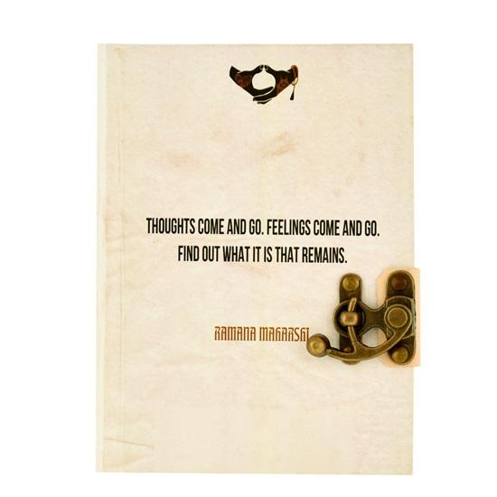 17.78 Cm Motivational Qutoes Diary with Recycled Cotton Free Handmade Paper 250Gsm