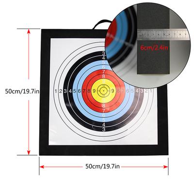 1pcs Archery Target EVA Foam Target Board Bow Practice Archery Equipment 50x50x6cm