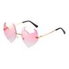 Trendy Stylish Irregular Sunglasses For Parties And Festivals With Uv380 Protection