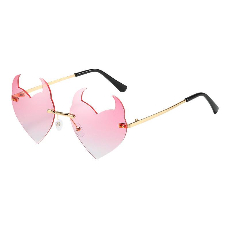 Trendy Stylish Irregular Sunglasses For Parties And Festivals With Uv380 Protection