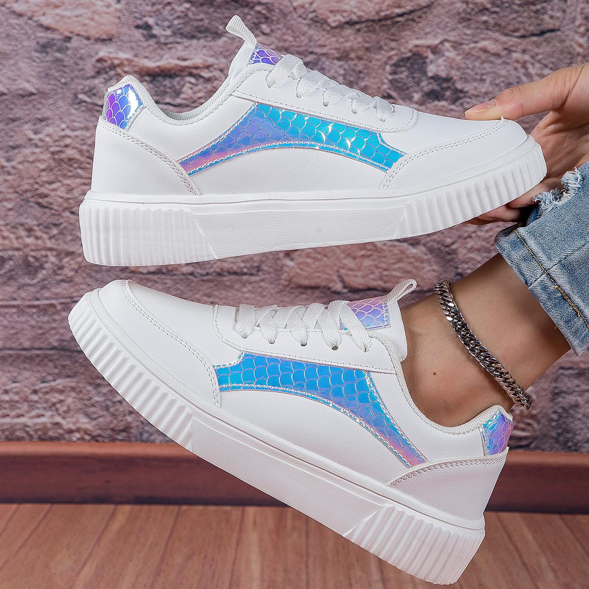 

Женская обувь, весенние нескользящие однотонные износостойкие повседневные удобные нескользящие женские кроссовки с круглой головкой на шнуровке 42