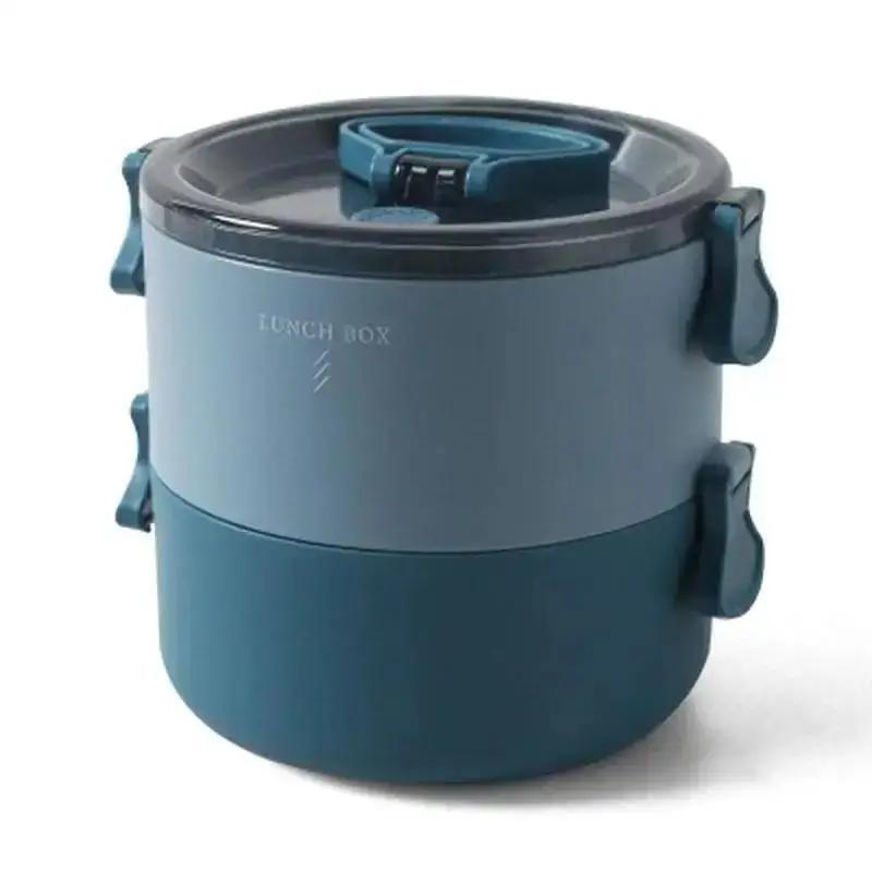 1/2layer Lunch Box Food Container Snack Lunchbox Meal  Food Container Storage Box Thermos Lunch Box