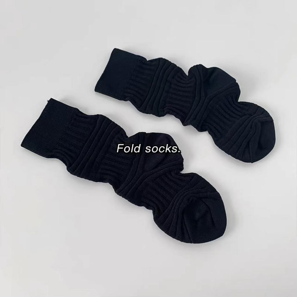 Japanese Niche Tide Brand Designer Striped Lantern Pig Large Intestine Socks Internet Celebrity Xiaohongshu Medium Tube Pure Cotton Socks