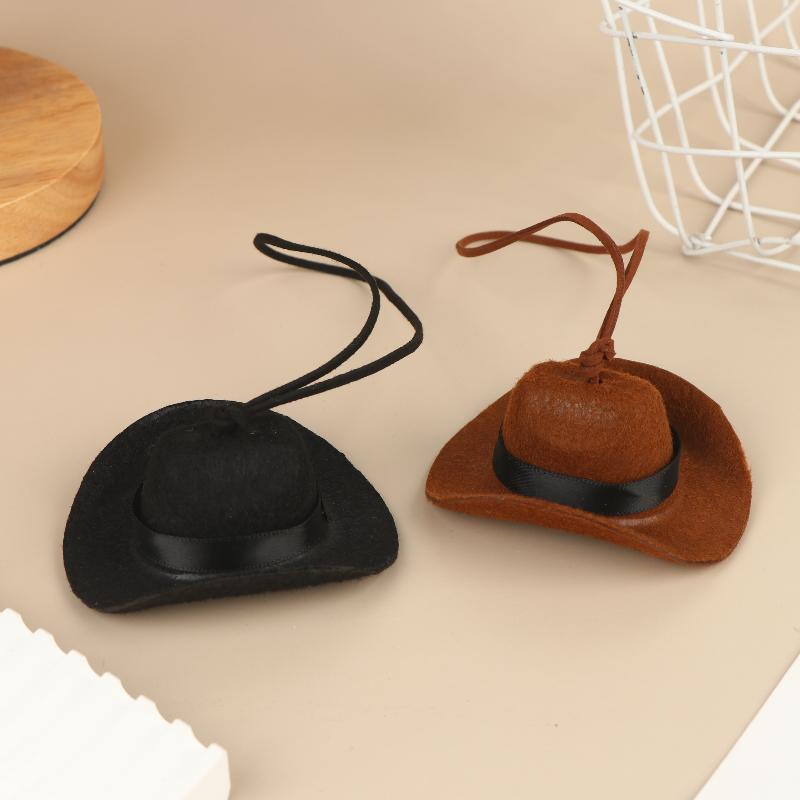 Creative Retro Cowboy Car Ornament Automotive Interior Car Pendant Backpack Hanging Decoration Keychain Accessories