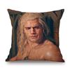 Sexy Handsome Super Star Henry Cavill Muscle Man Fans Gift Cotton Linen Sofa Throw Pillow Case Home Decoration Art Cushion Cover