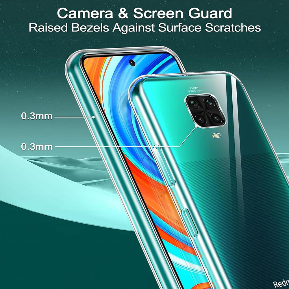 Case For Xiaomi Redmi 9A 9C 8A Note 9 9S 9T 8 8T Pro Max Ultra Thin Silicone Soft Transparent Phone Shell Slim Clear Back Cover