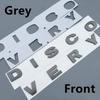 Abs Chrome Car Front Trunk Emblem for Land Rover Discovery 1 2 3 4 5 Auto Label Hood Bonnet Rear Tailgate Sticker Decoration XS1