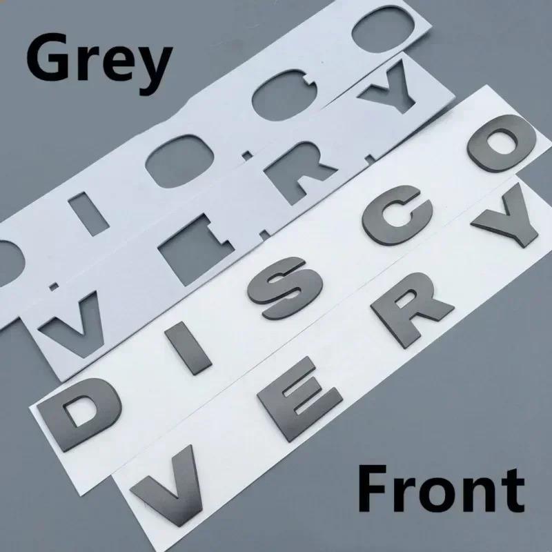Abs Chrome Car Front Trunk Emblem for Land Rover Discovery 1 2 3 4 5 Auto Label Hood Bonnet Rear Tailgate Sticker Decoration XS1