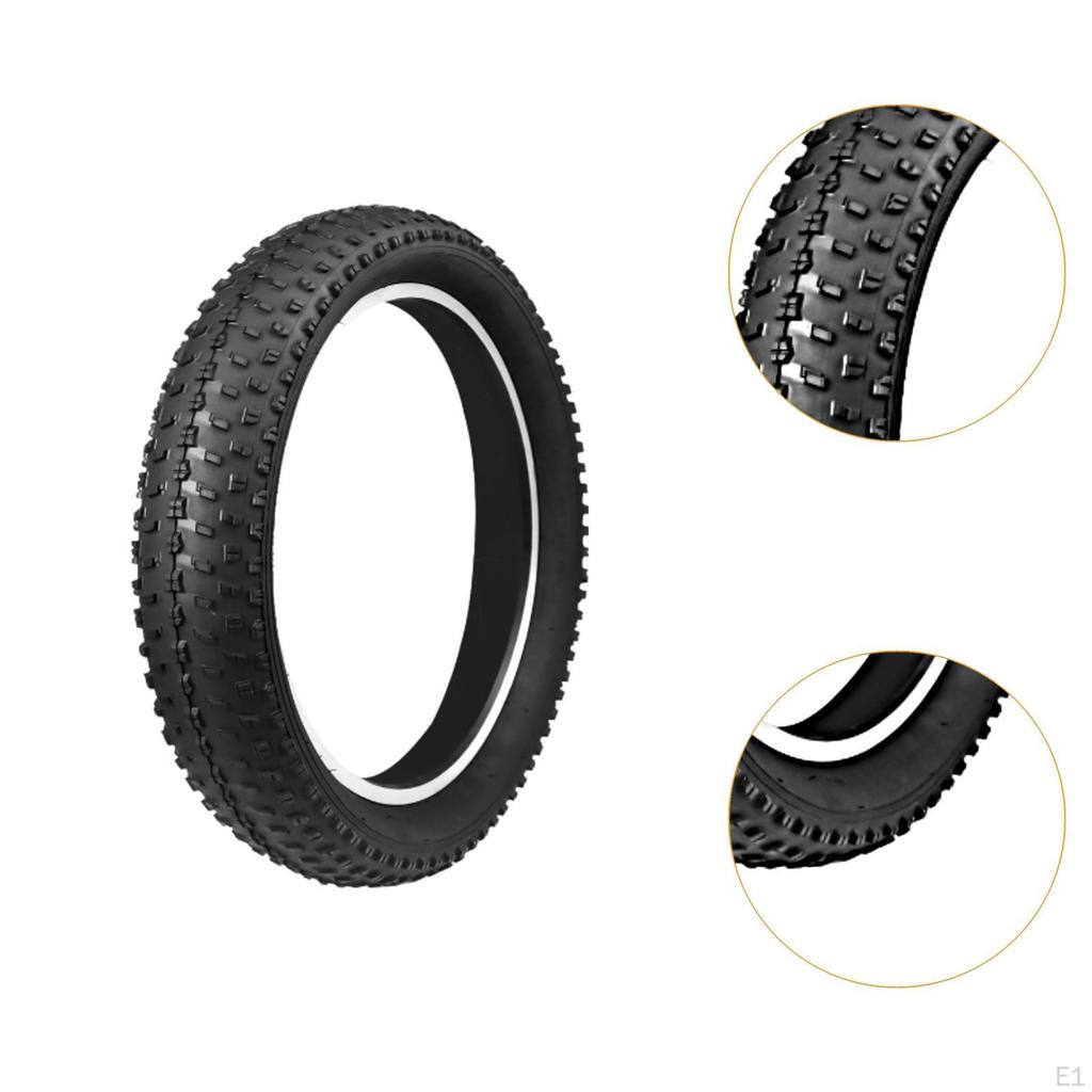 Snow Bike Tire Bicycle Tyre Heavy Duty Wear Resistant Electric Fat for