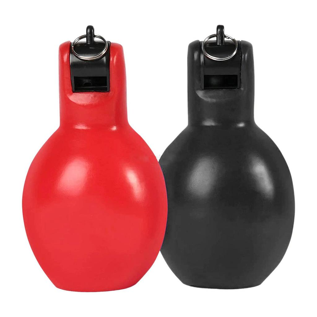 2 PCS Loud Hand Squeeze Whistle Ultra-Portable Coach Whistle for Sports Training Activities High-Pitched Emergency Whistle