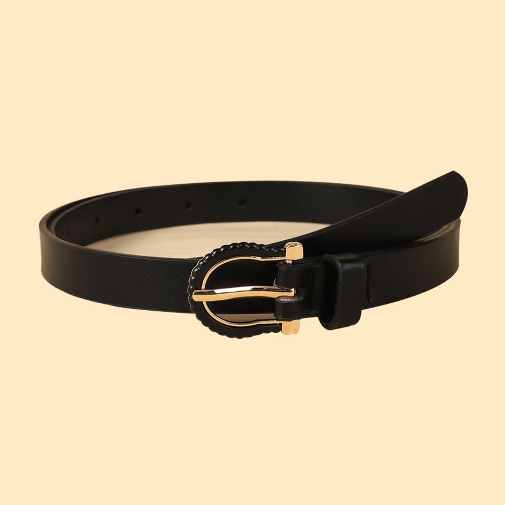 Feel Paint, Women'S Belt, Thin Retro Belt, Simple.