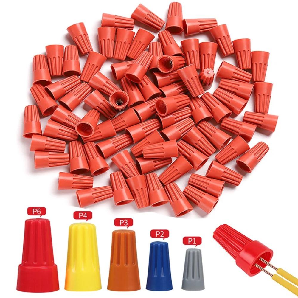 With Spring Wire Connectors PA+steel Crimp End Terminal Spiral Crimping Cap  Furnish