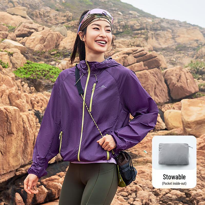 Giacca da sole Trakker Ice Butterfly da donna con cappuccio e protezione UPF 50+