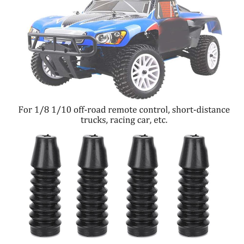 4pcs Shock Dust Covers Organ Type Wraps   Accessories for 1Celsius8 1Celsius10 Off Road Model Car(40mm 1.57in )