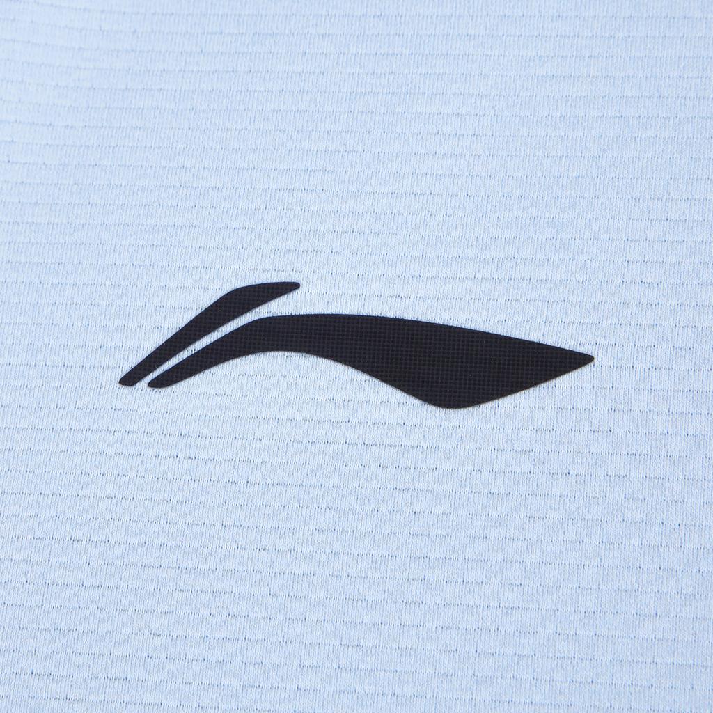 Li-Ning Fashionable Breathable Short Sleeve Sports Leisure T-Shirt Women tops Sky-Blue ATSW414-14