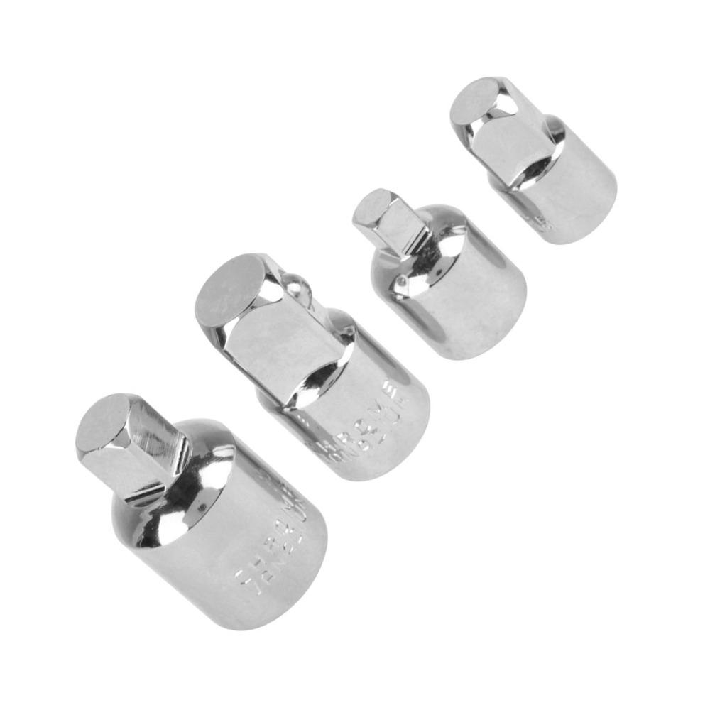 Full Polished Socket Adapter Set 4 PCS Socket Wrench Adapter  Automotive Maintenance