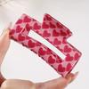 Lovely Love Print Hair Clips for Hair Decoration Ponytail Holder Women Hair Accessories Hair Clips for Party Costume Accessories