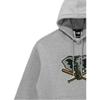 New Era MLB Series Solid Color Animal Pattern Embroidered Drawstring Hoodie Men hoodies Gray 13338687