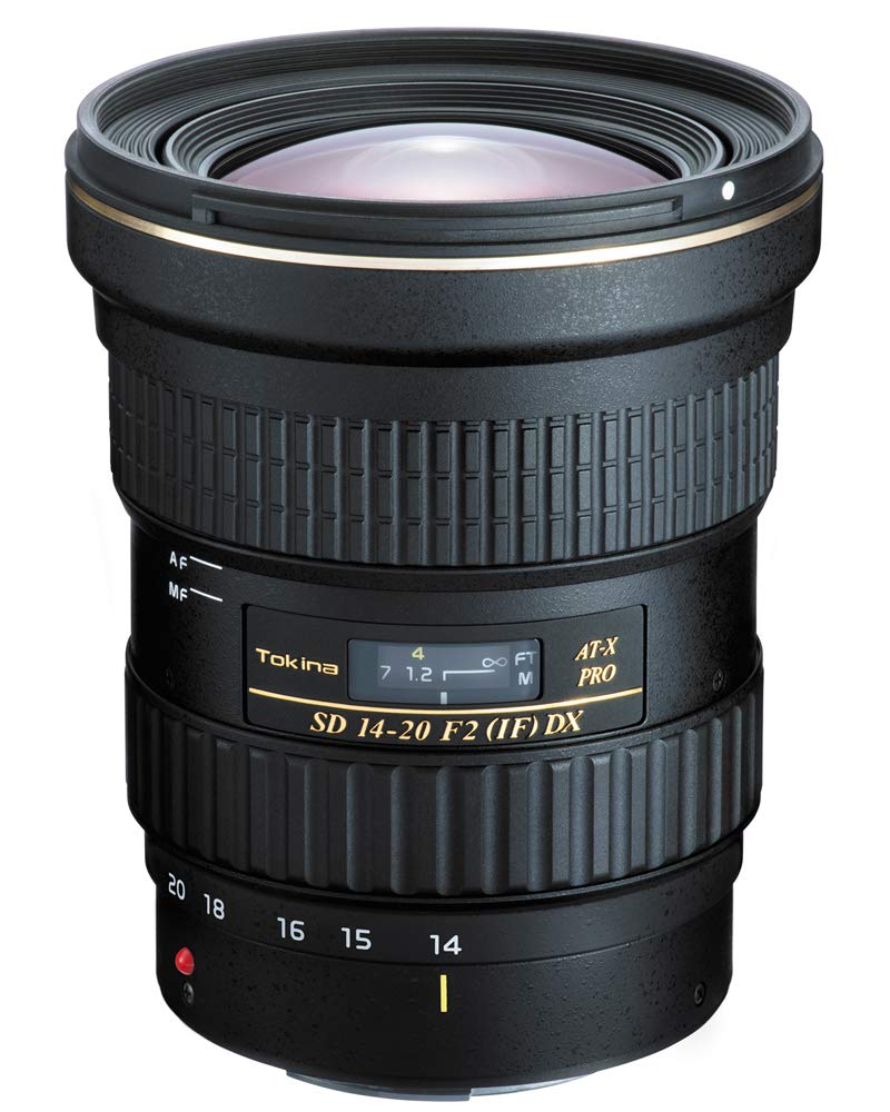 Tokina F2 PRO DX Ultra Zoom Lens for Canon EF Cameras AT-X 14-20 Wide-Angle APS-C