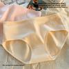 Ladies Summer Sweet Cotton Antibacterial Extension Crotch Breathable Mid Waist Triangle Briefs