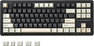 YUNZII YZ87 Mechanical Keyboard with TKL Wireless NKRO RGB Technical Standards Compliance Certified Milk Gasket, Hot-Swapper, 4-Layer Pad,