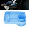 Bandeja de Carro para Bebê Bandeja de Lanche de Silicone para Carro Porta-Copos Multifuncional para Crianças Prato para Lanches e Bebidas