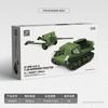 57MM ZIS-2 T-20 Panzer Traktor Ww2 Militär Panzer Zweiter Weltkrieg Bausteine Steine Sammlung Modell Lernspielzeug Geschenke