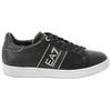 Emporio Armani Round Toe Lace-Up Comfortable Low-Top Sneakers Unisex sneakers Black X8X102XK346M700
