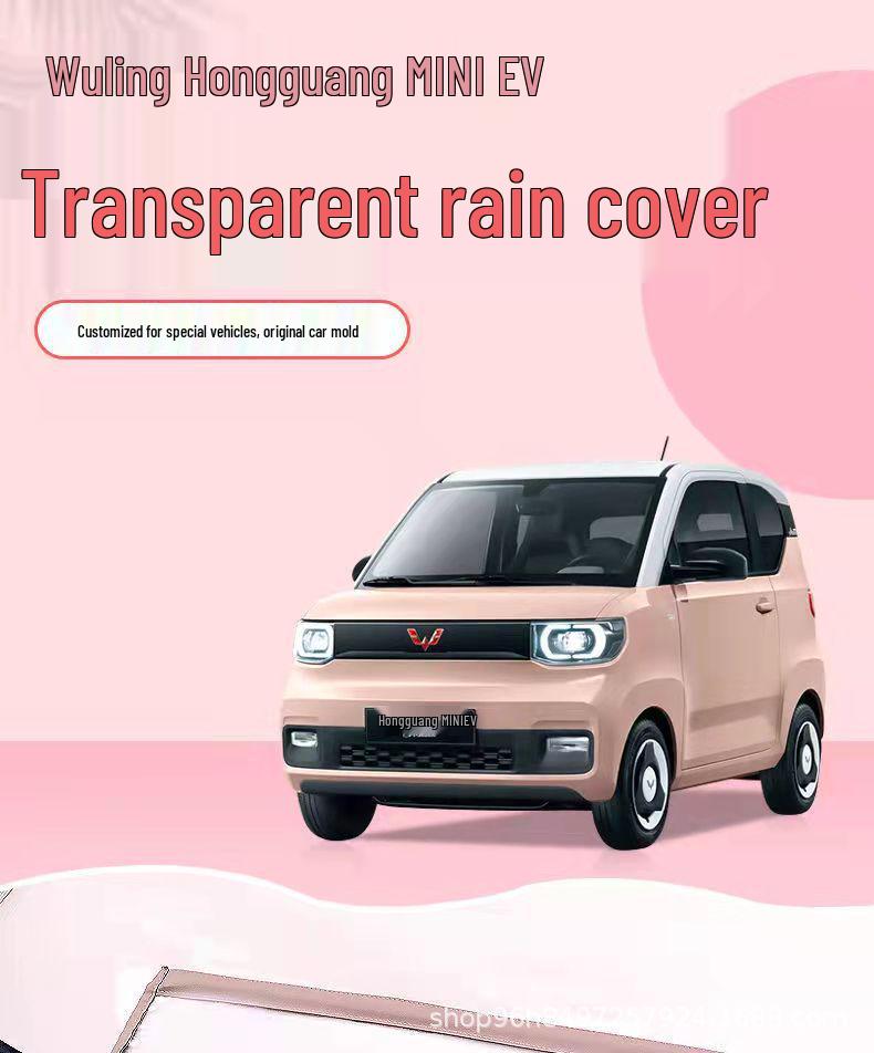 Electric Car Charger Rain Cover with Magnetic Strip - Transparent, Multi-Color Options