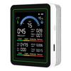 10-in-1 Air Quality Meter Real-Time HCHO Detector with Display Temperature Humidity Detector for Office School & Hotel